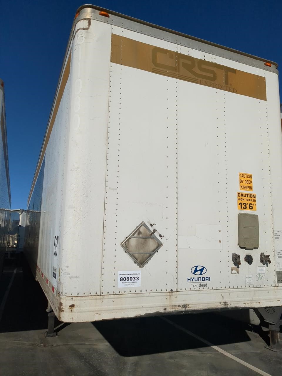 2016 HYUNDAI DRY VAN - image 1 of 5