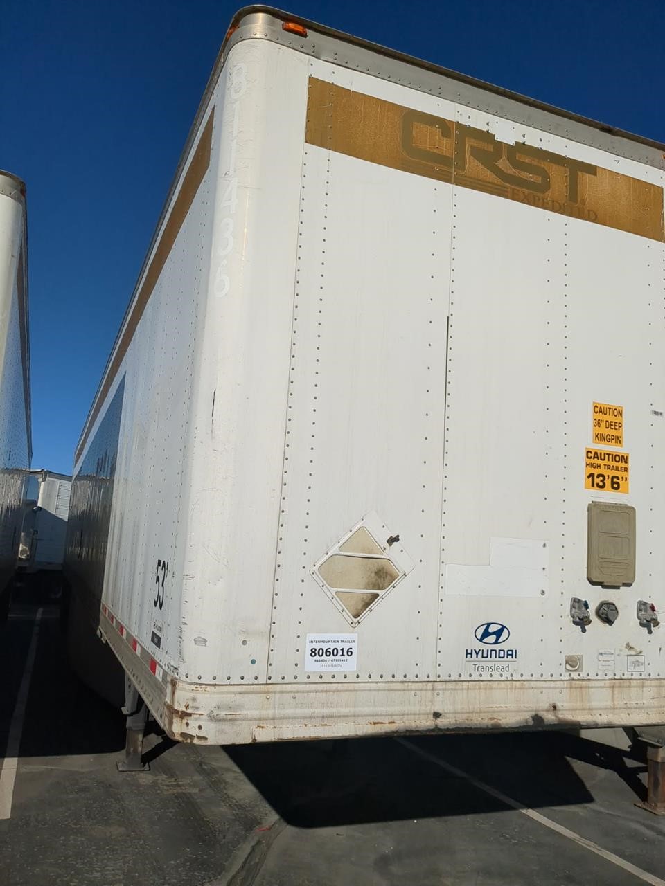 2016 HYUNDAI DRY VAN - image 1 of 4