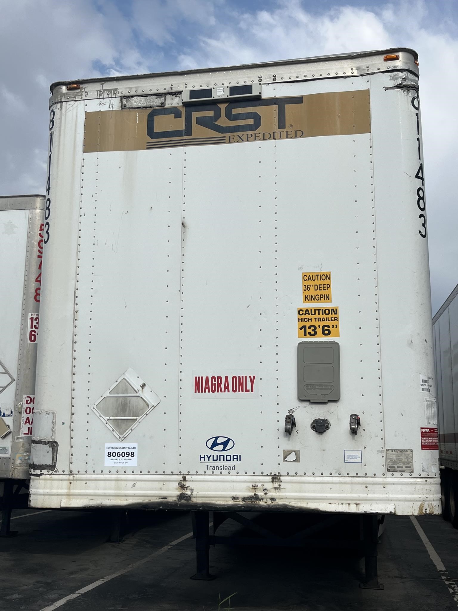 2016 HYUNDAI DRY VAN - image 1 of 6