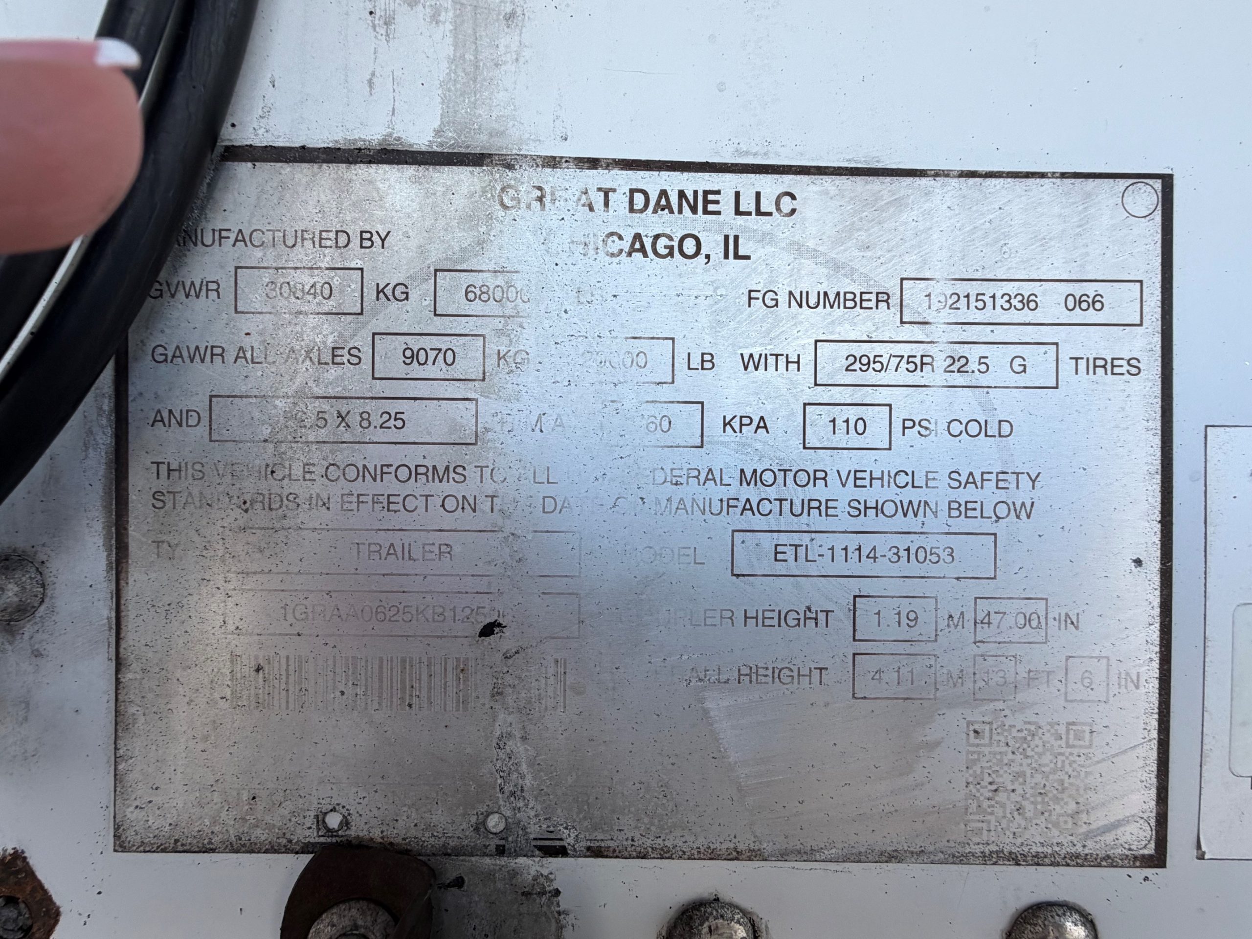2019 REEFER GREAT DANE 2019 REEFER GREAT DANE - image 2 of 6